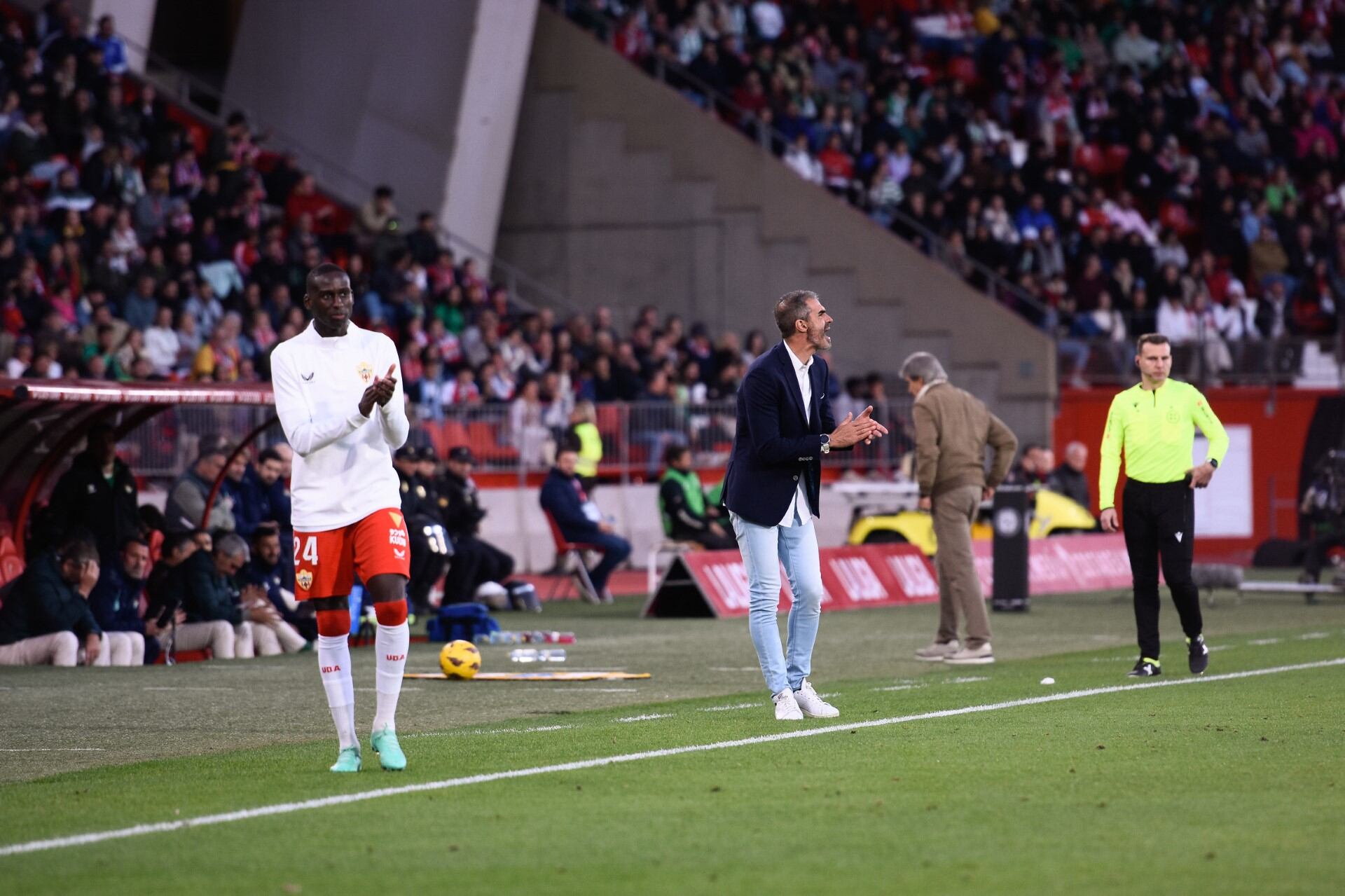 Garitano firmó su mejor partido como entrenador del Almería.