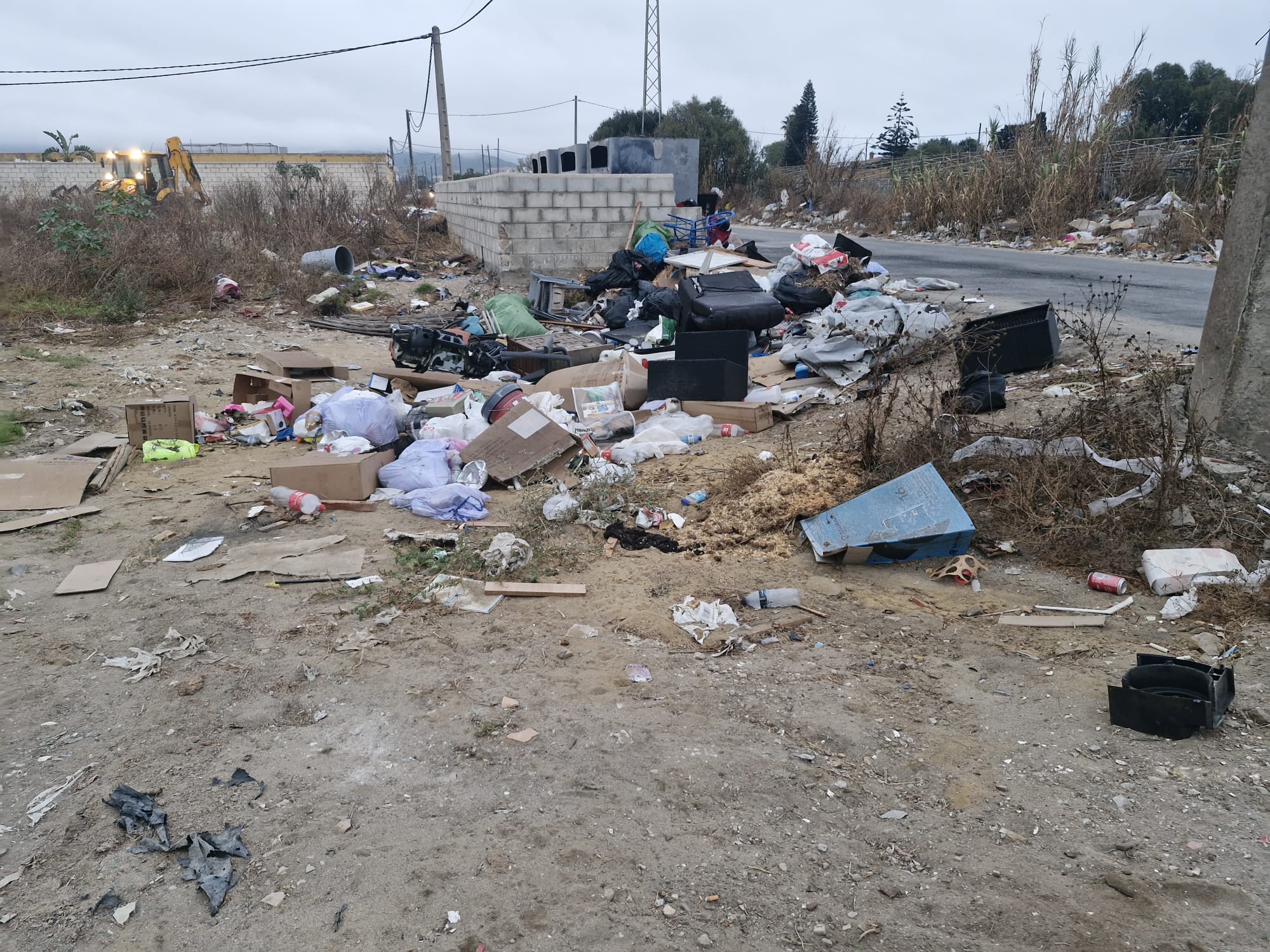 Residuos en La Línea