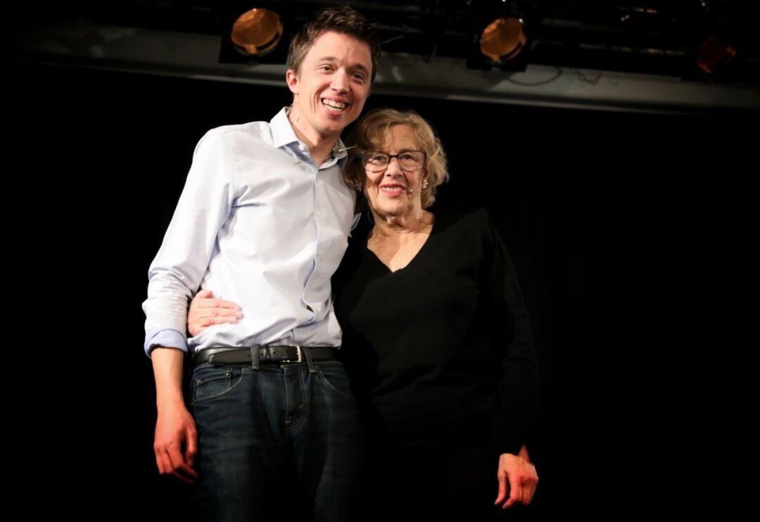 Íñigo Errejón y Manuela Carmena, las caras visibles de Más Madrid