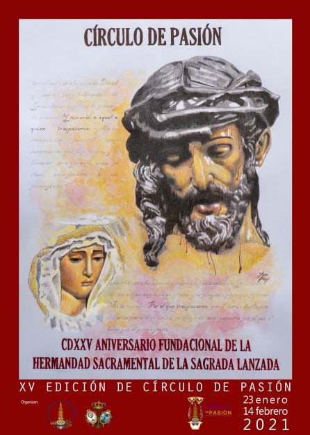 Cartel de la exposición dedicada a la Sagrada Lanzada