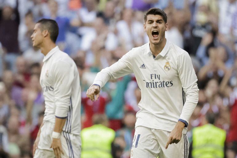 Morata juega menos de lo que esperaba