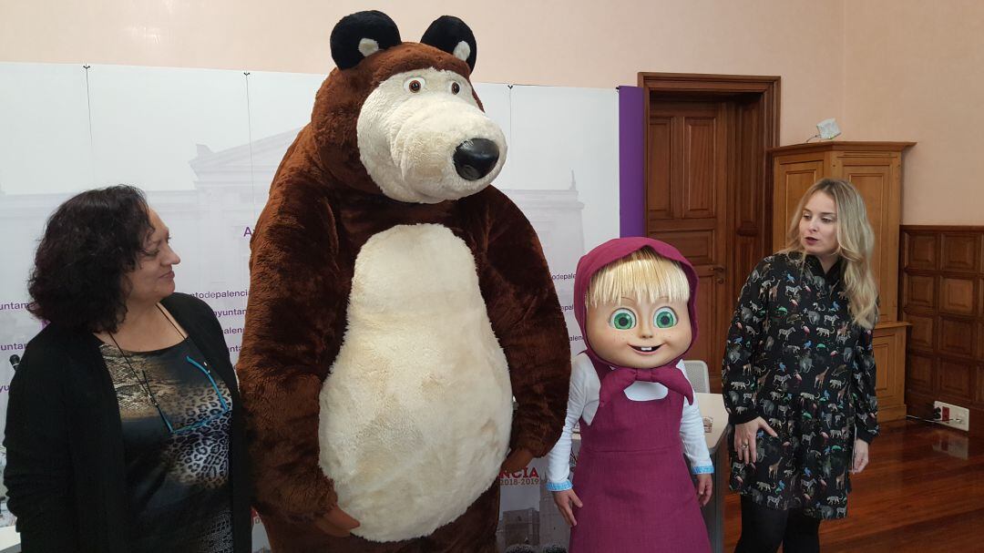 El espectáculo de Masha y el Oso llegará a Palencia el 26 de diciembre dentro del programa municipal navideño