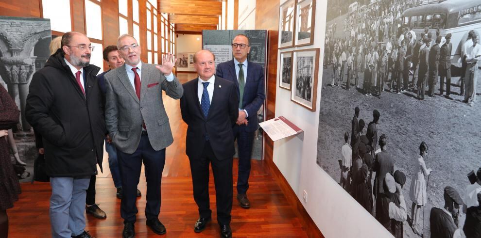 Javier Lambán en San Juan de la Peña