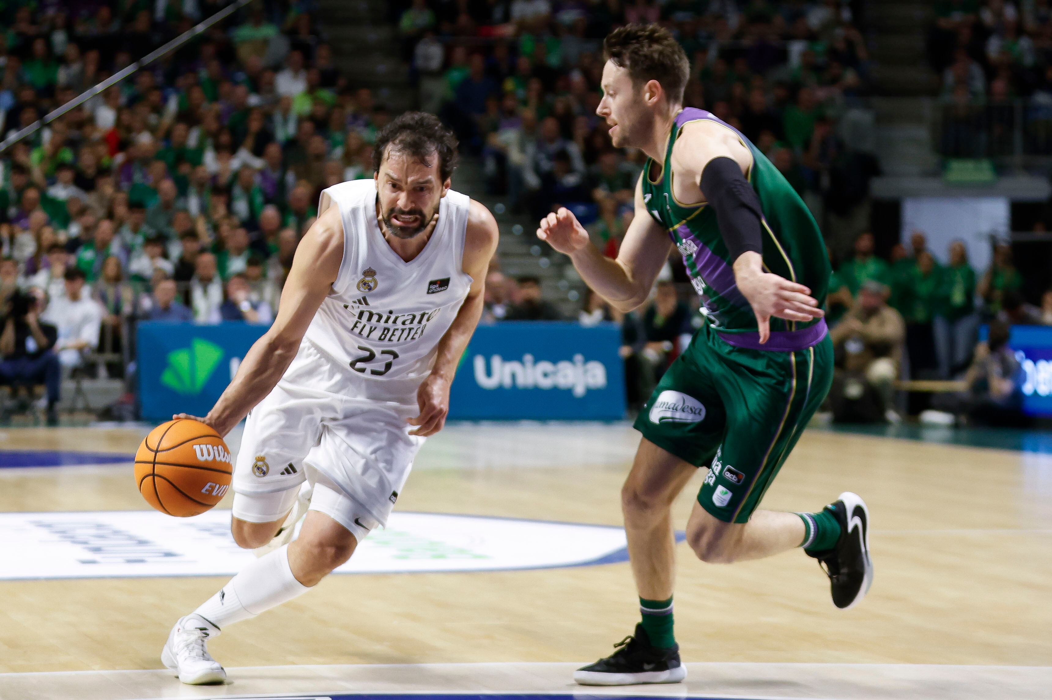 Sergi Llull i el Real Madrid van guanyar a Unicaja el passat cap de setmana a la lliga ACB.