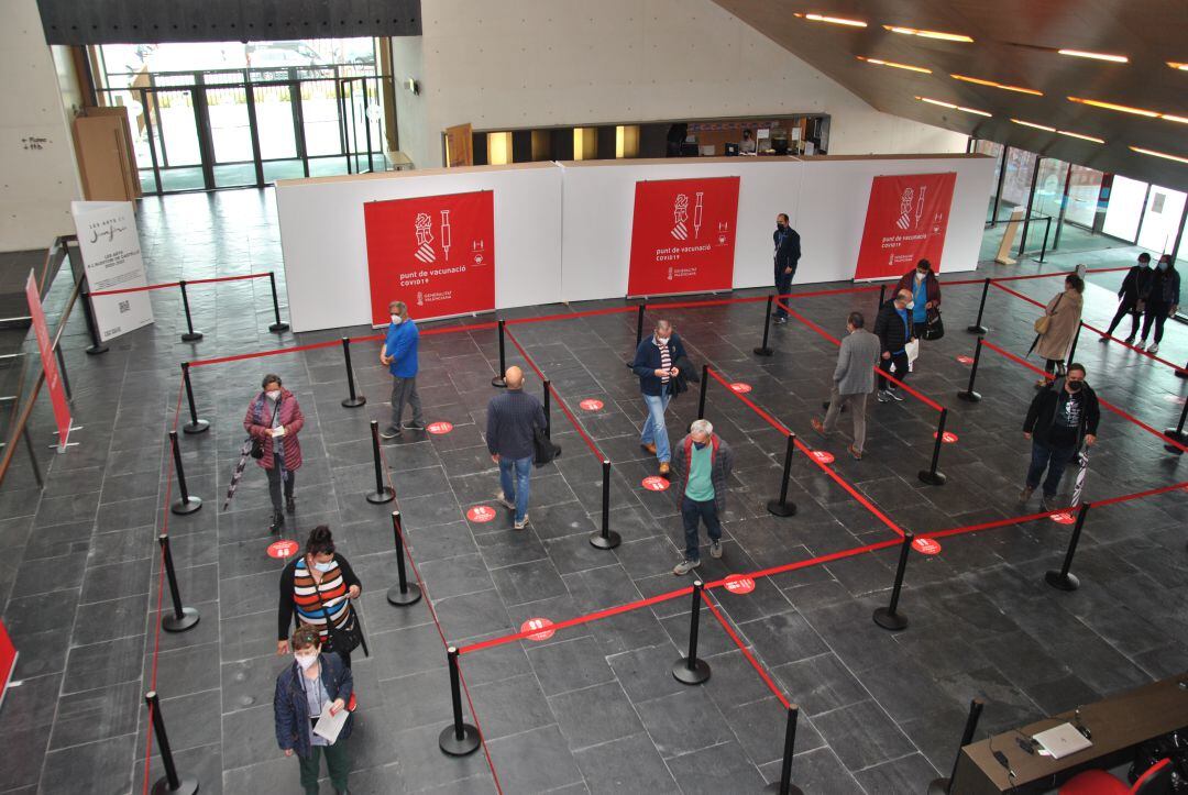 Imagen del proceso de vacunación