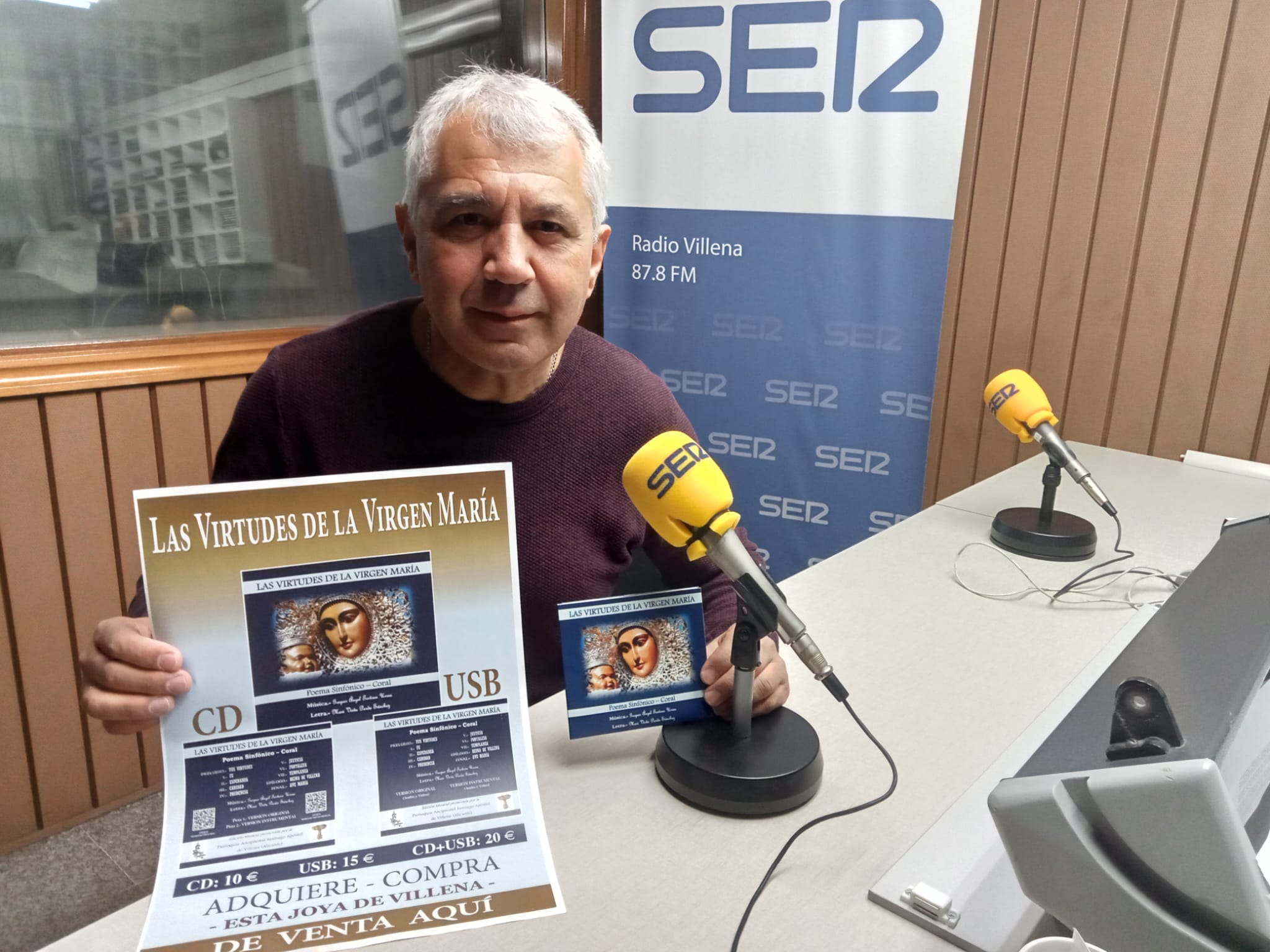 Gaspar Angel Tortosa, en radio Villena SER