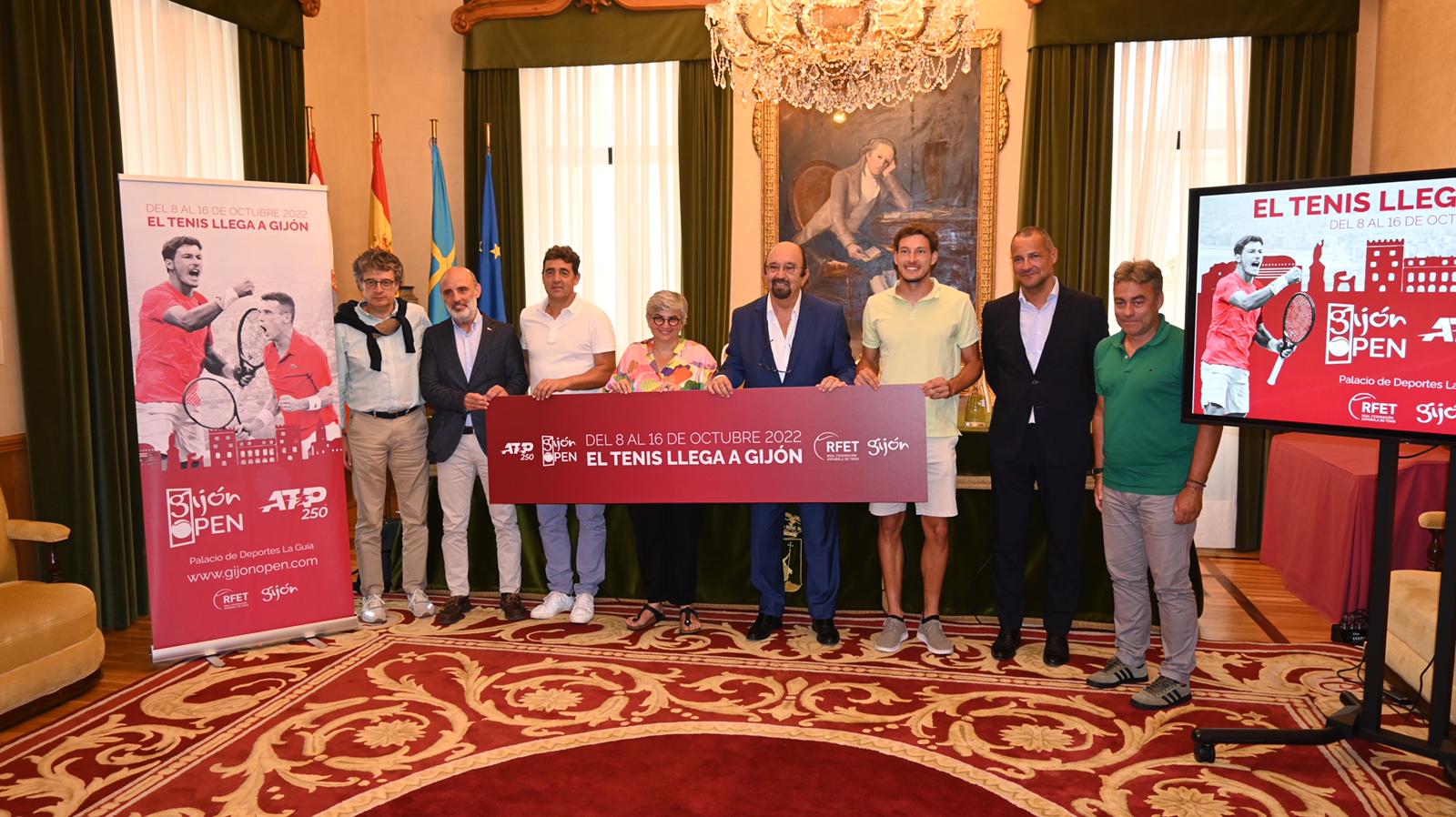 Presentación oficial del Gijón Open, torneo de tenis ATP 250