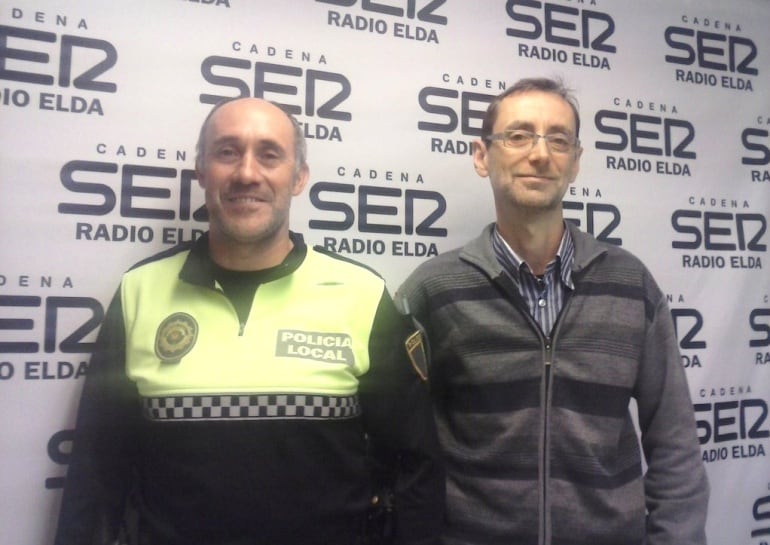 Francisco García, Técnico en Medio Ambiente y Juan Antonio Gomáriz, Agente Brigada Verde.