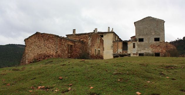 Ruinas de El Cañizar, en Pajaroncillo (Cuenca).