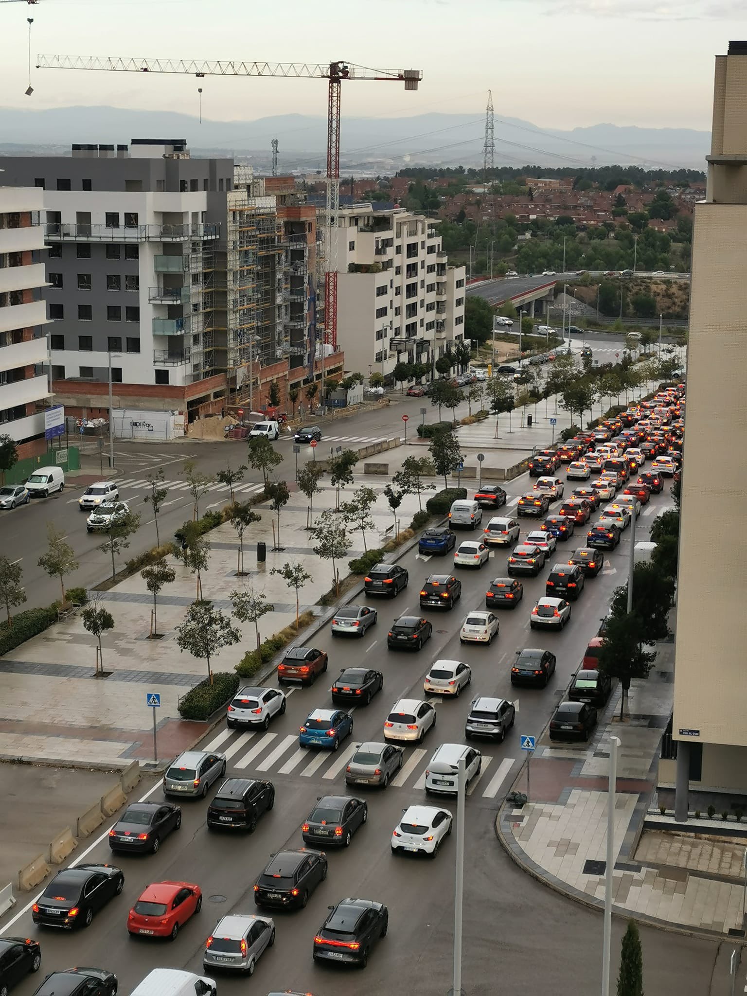 Atasco en El Cañaveral