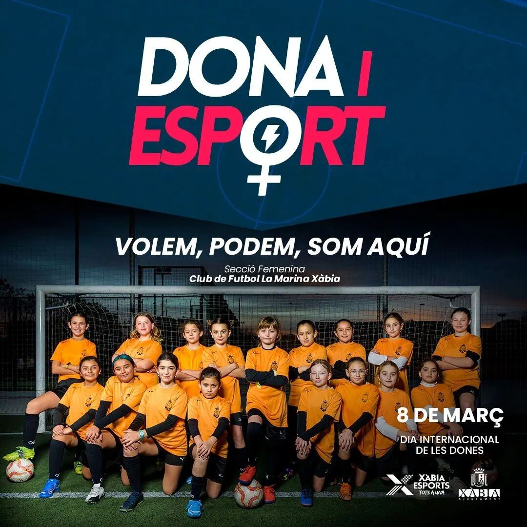 Campaña de la concejalía de Deportes, en el marco de &#039;Dona i Esport&#039;.