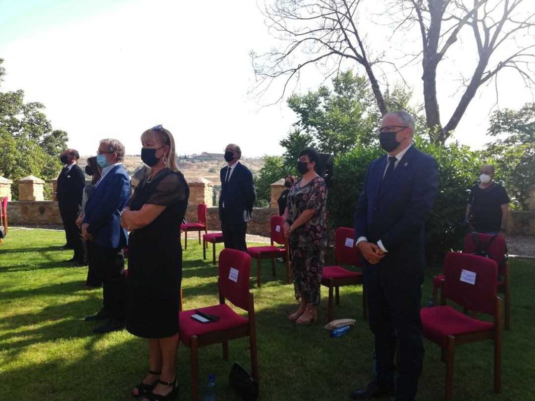 La vicepresidenta del Consejo Comarcal del Bierzo, Carmen Doel y el alcalde de Ponferrada,Olegario Ramón