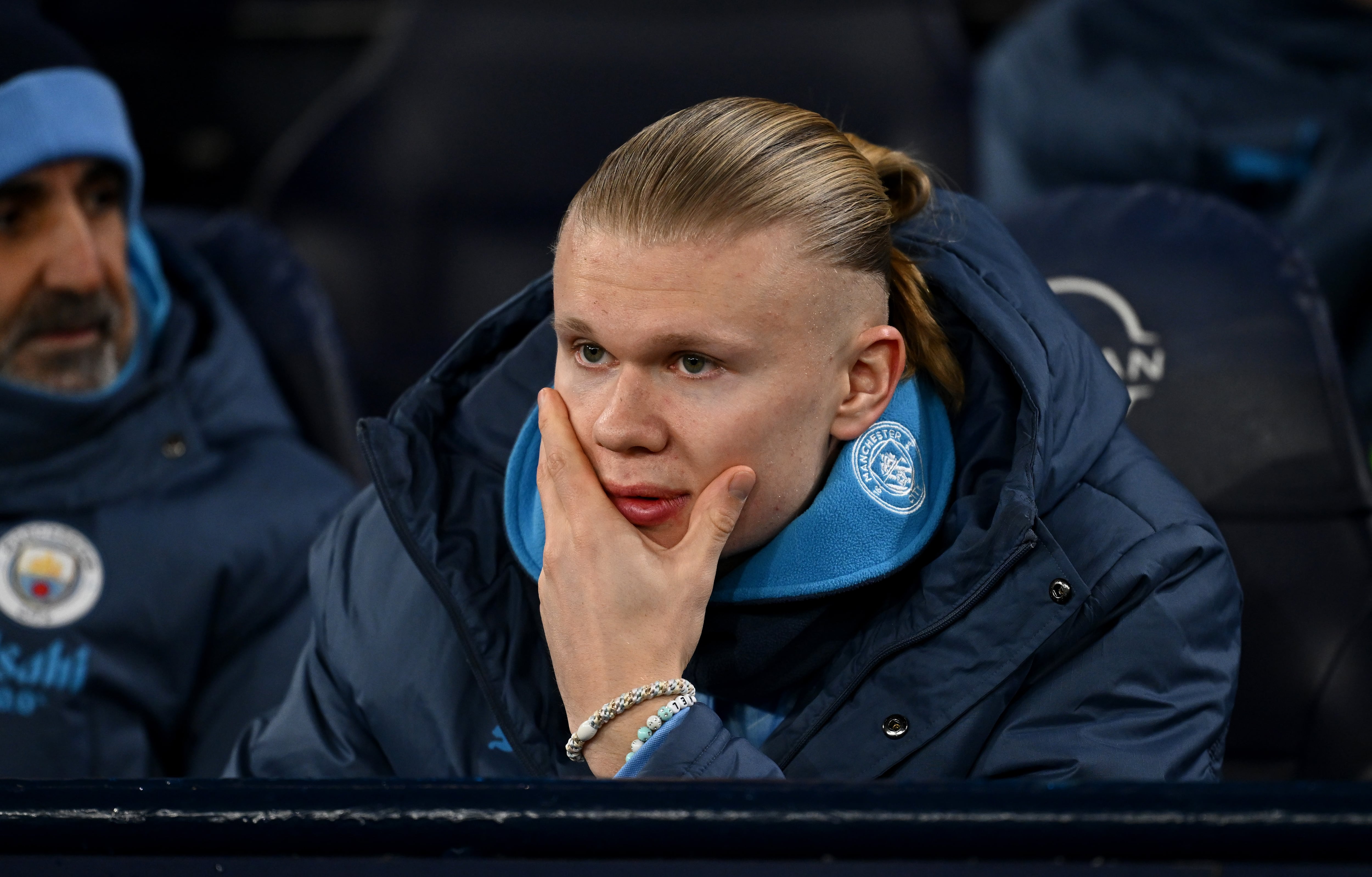 Eling Haaland, durante el último partido de la FA Cup del Manchester City