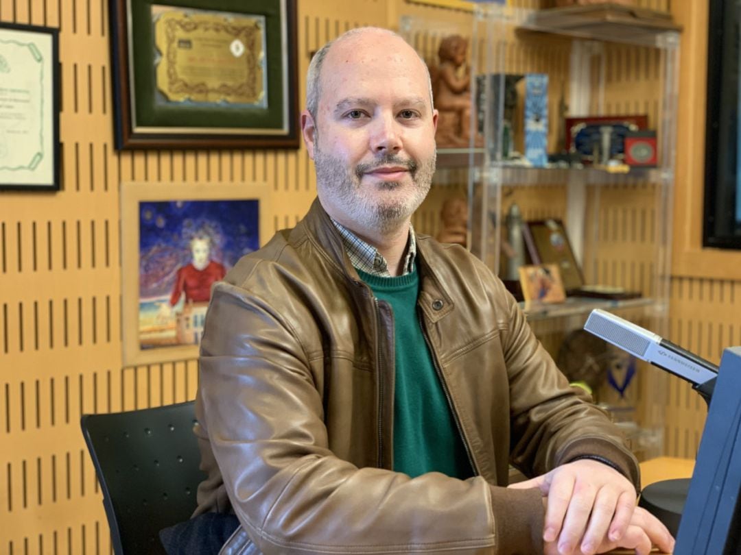 José Ramón Ortega, durante una reciente entrevista en Radio Cádiz