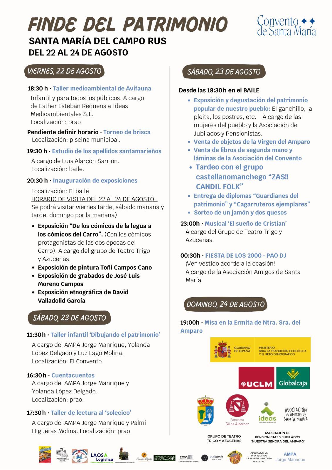 Actividades del 'Finde del Patrimonio'