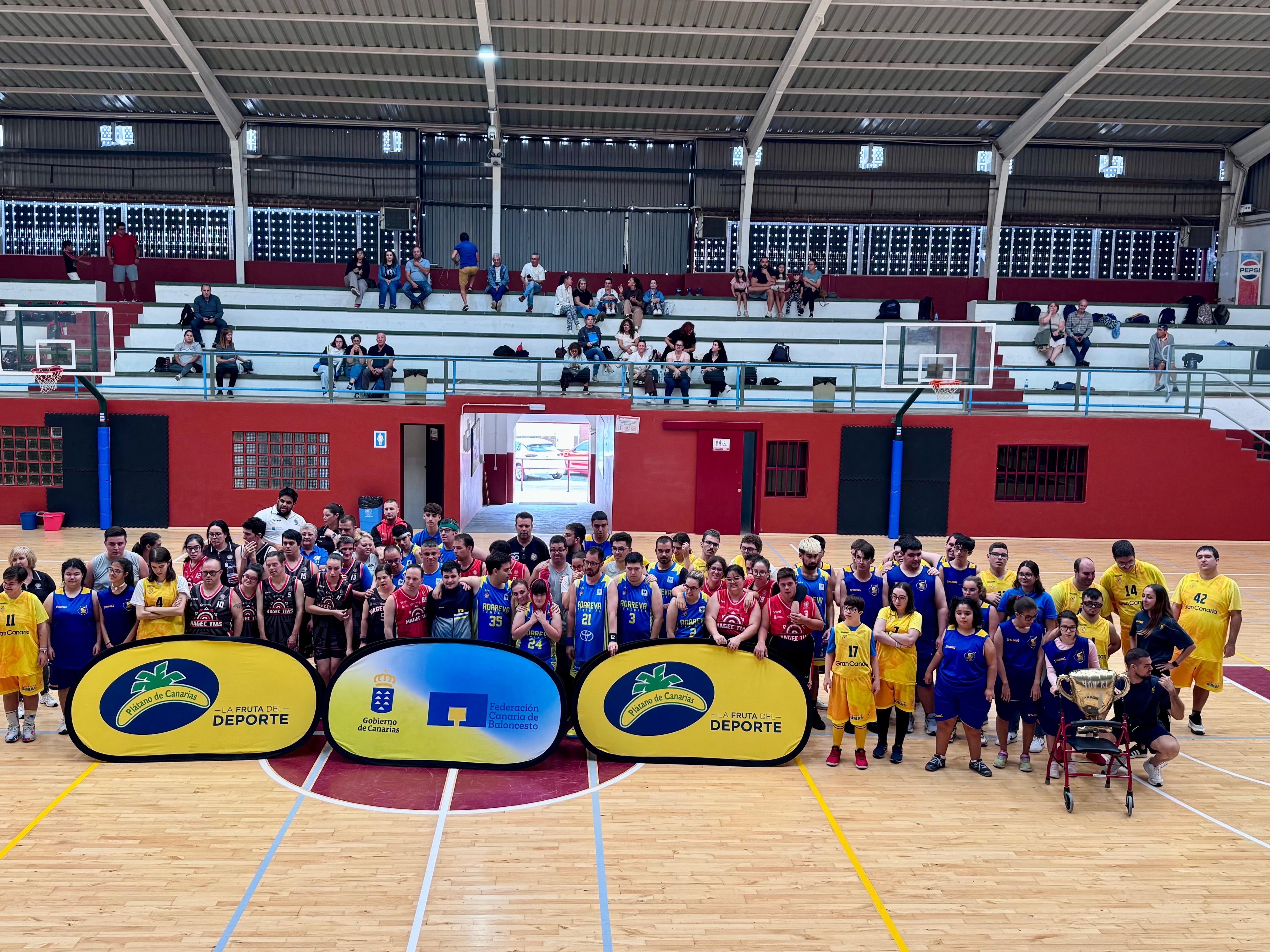 El Magec Tías Inclusivo en la cuarta temporada de Baloncesto Sin Límites.
