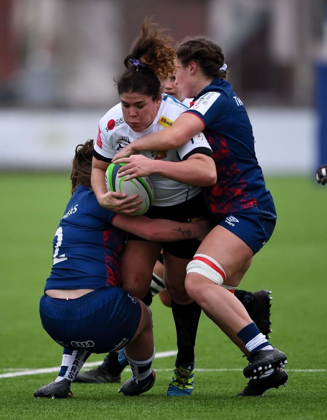 Laura Delgado durante un partido