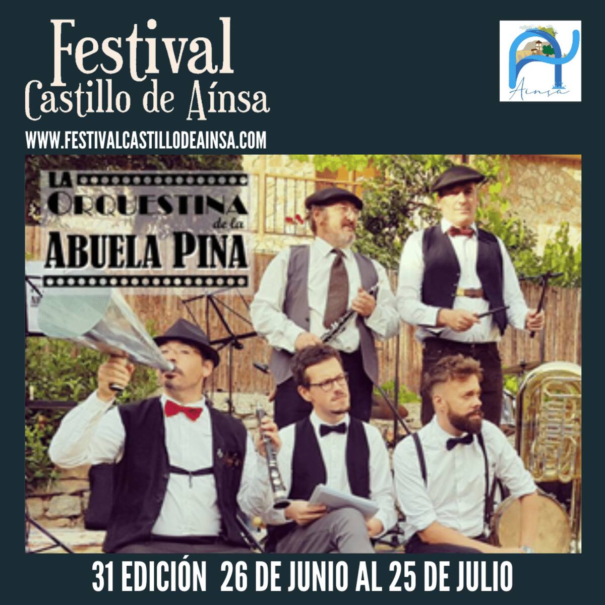 La Orquestina de la Abuela Pina y Vegetal Jam ponen el ritmo al Festival Castillo de Aínsa