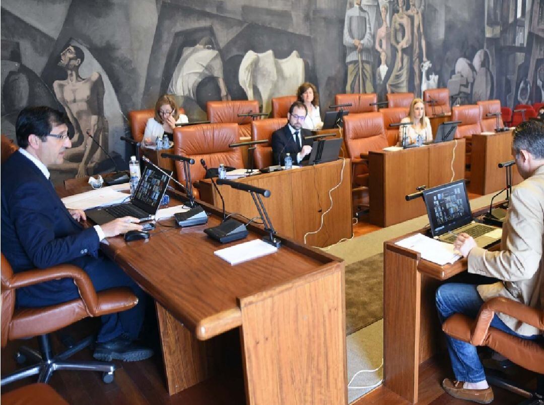 Imagen del pleno celebrado este viernes 