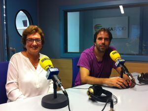 Mari Carme Sandiumenge, cuidadora i Gerard Piñol, cap de demències de l'Hospital Santa Maria