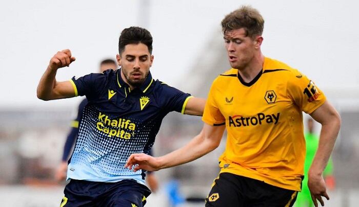 Un momento del partido