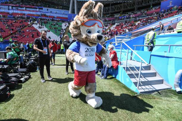 Zabivaka fue la mascota oficial durante el Mundial de Rusia 2018. (Photo by Anthony Dibon/Icon Sport via Getty Images)