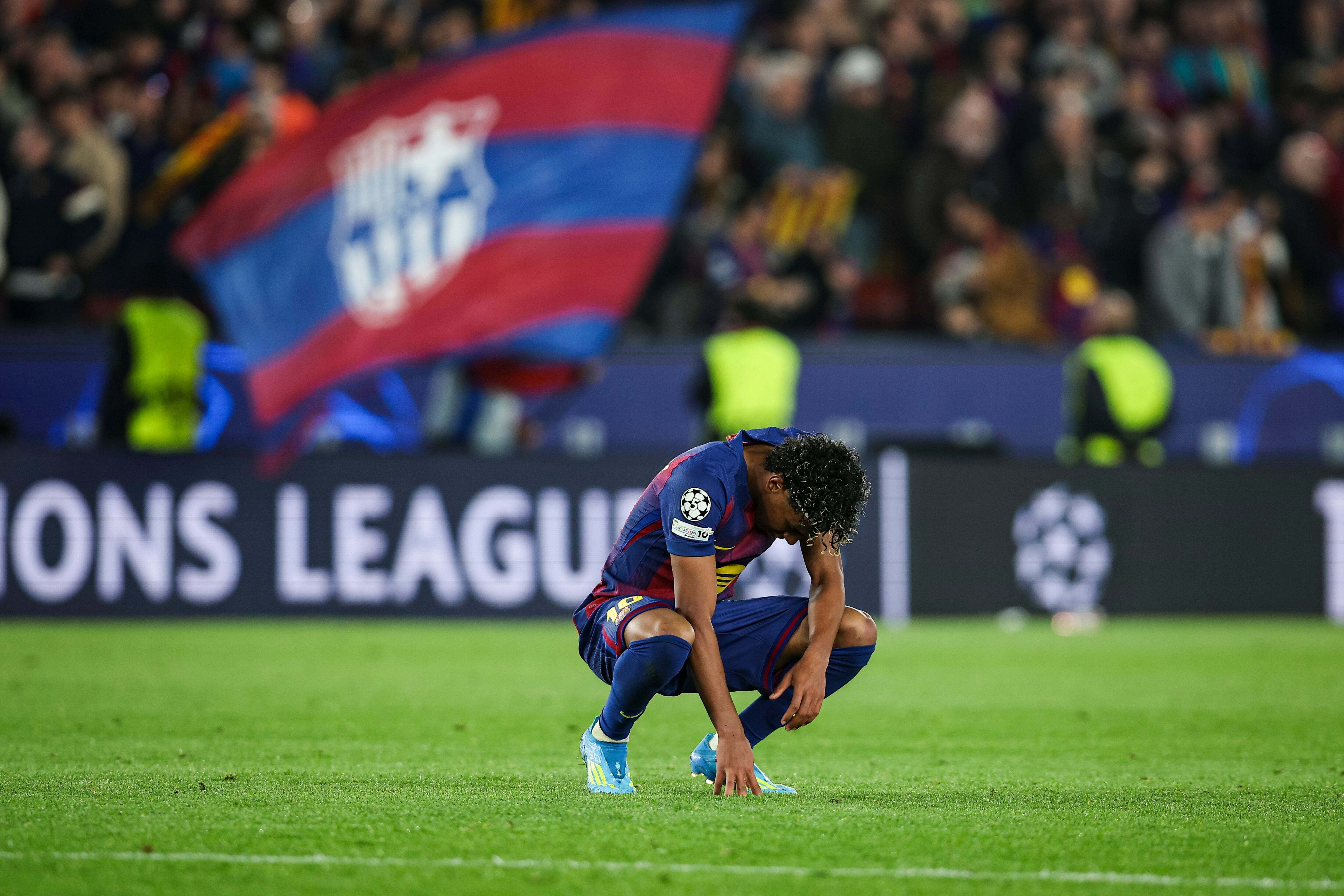 Lamine Yamal tras la derrota en el Camp Nou frente al Atlético