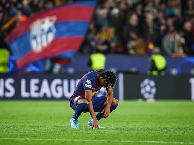 Lamine Yamal tras la derrota en el Camp Nou frente al Atlético