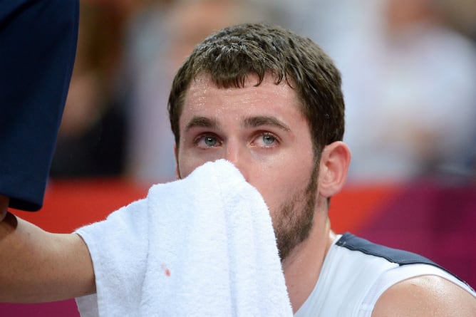 Kevin Love, durante los Juegos Olímpicos de Londres