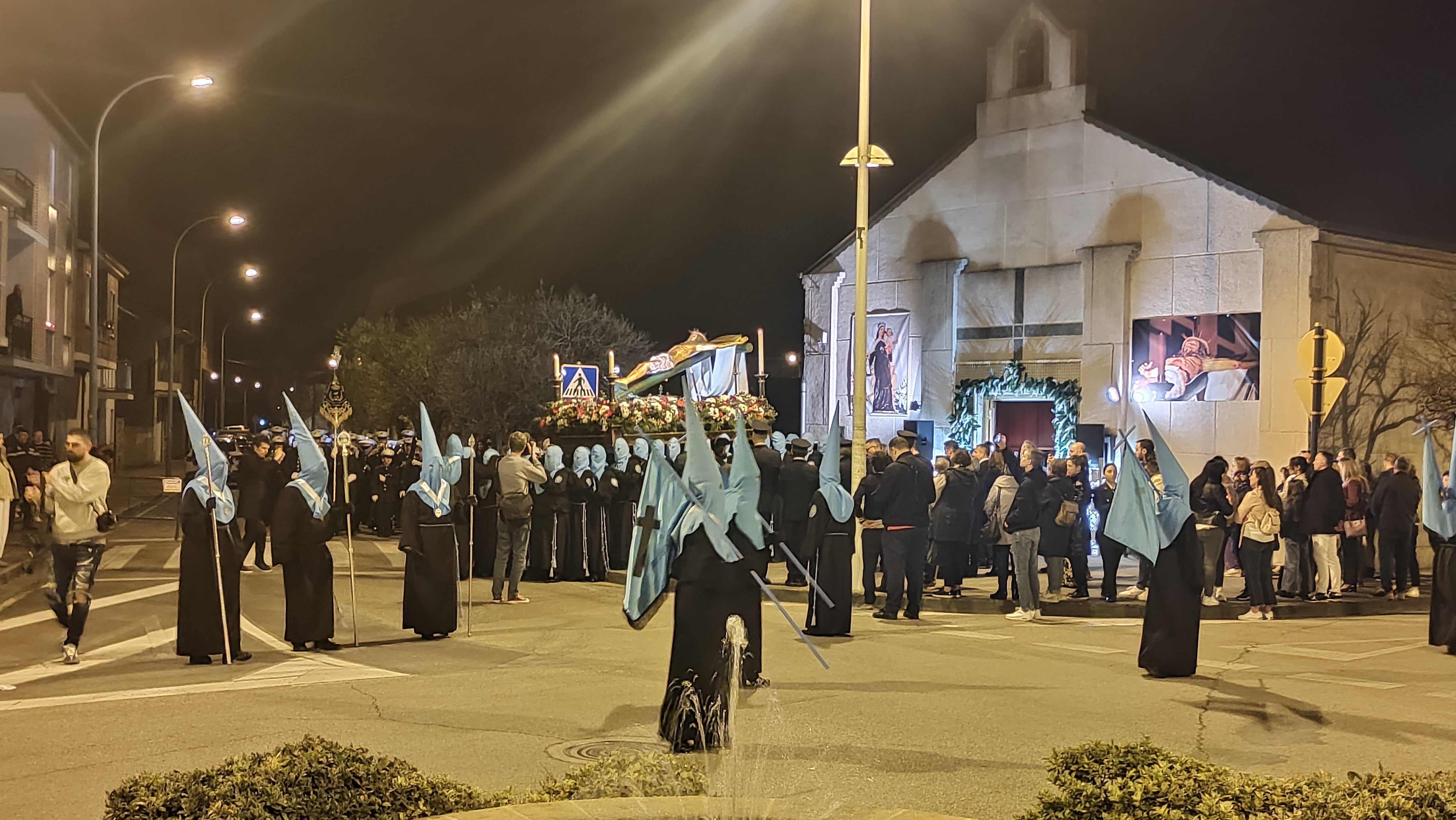 Salida de la procesión de La Placa