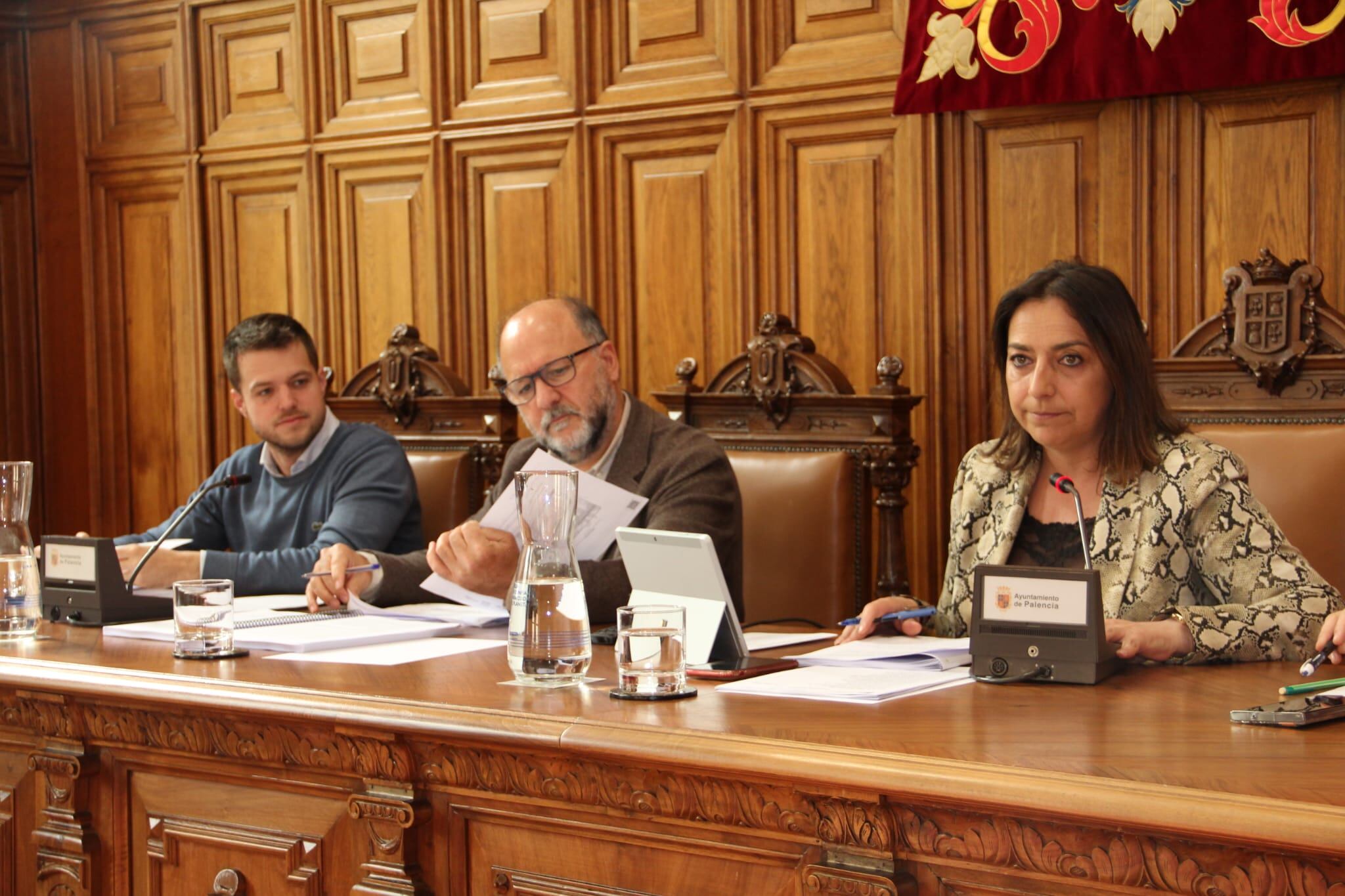 Pleno del Ayuntamiento de Palencia del mes de mayo