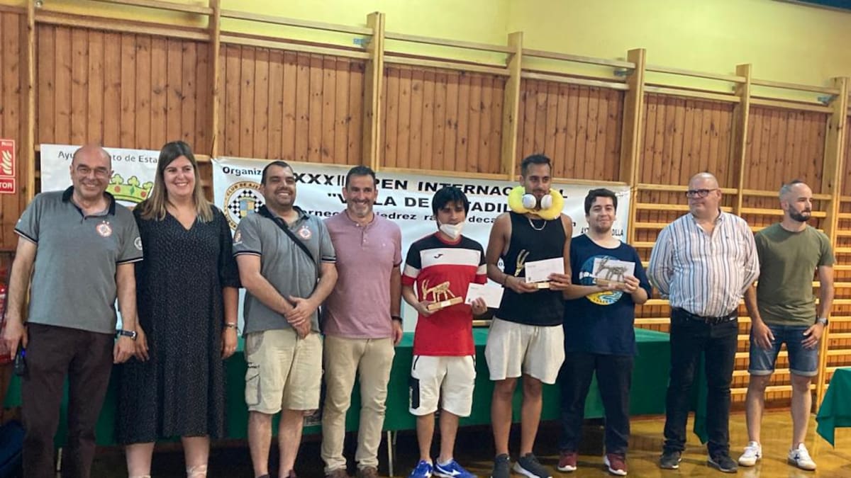 Tomás Sosa gana el Open Internacional de Ajedrez “Villa de Estadilla”