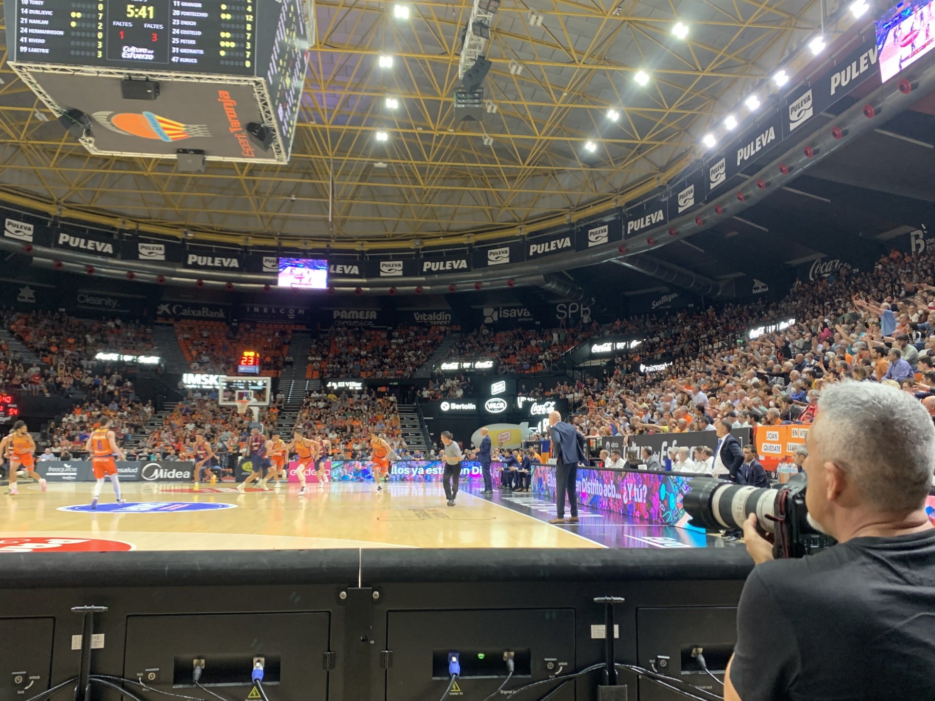 Aspecto de la Fonteta con llenazo.