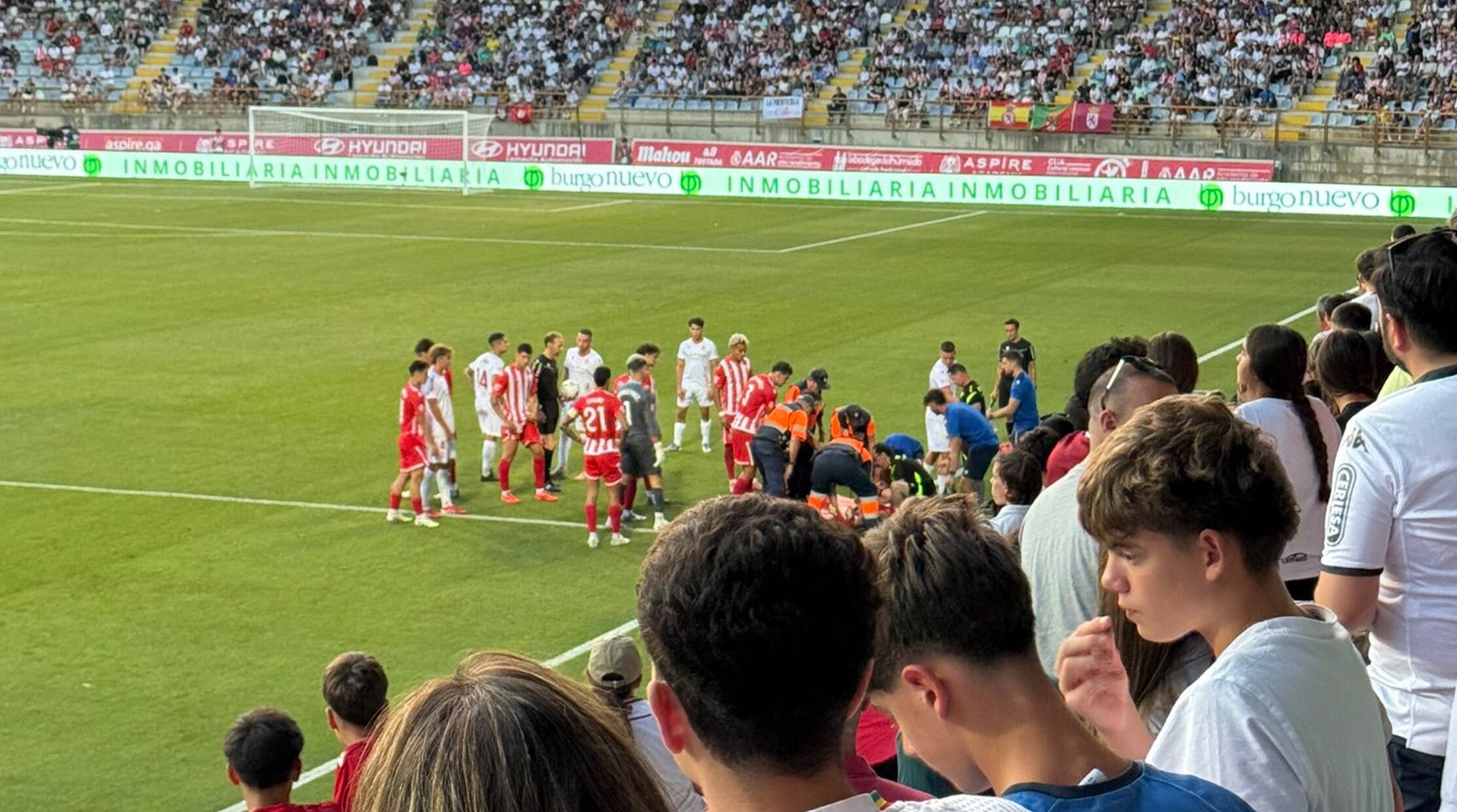 Todos pendientes del estado de Baptistao: ganó la vida.