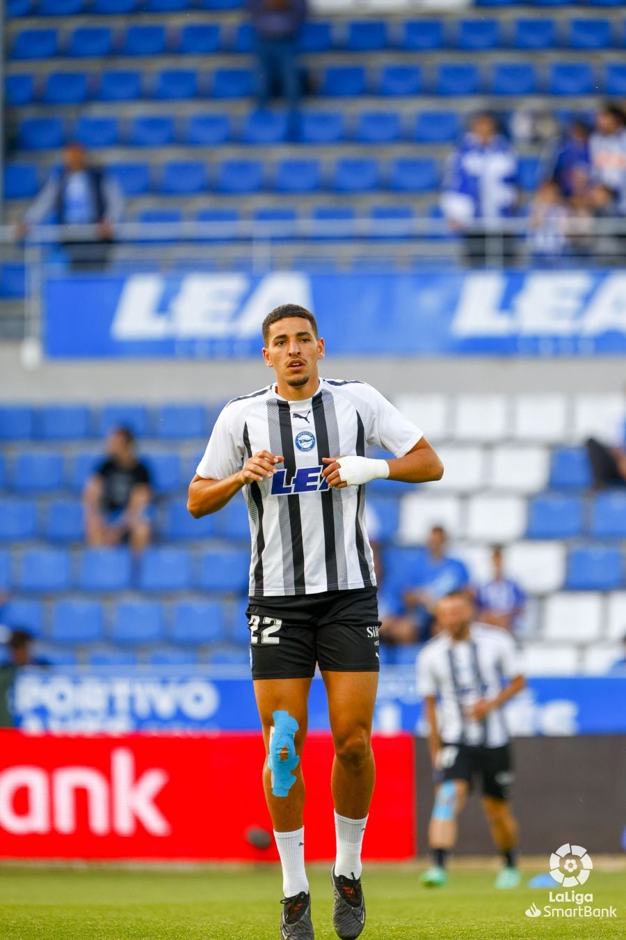 La concentración de Abqar antes del partido de vuelta contra el Eibar.