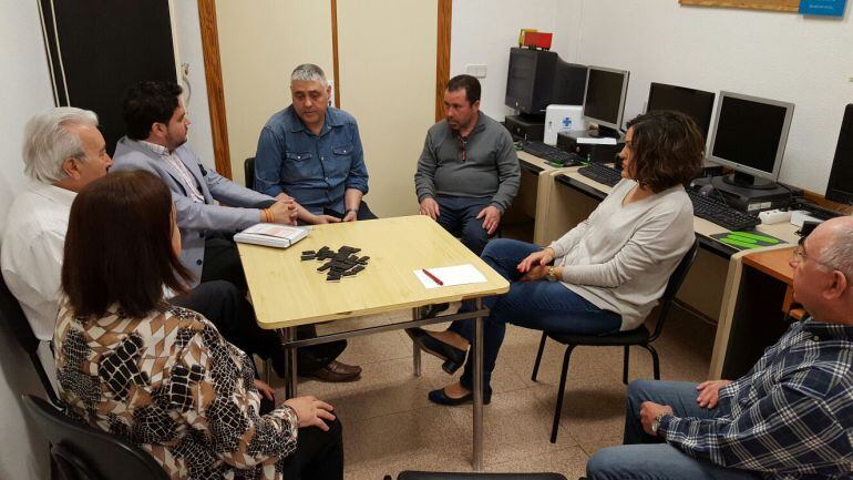 Reunión de miembros de Ciudadanos con la Asociación de Parkinson