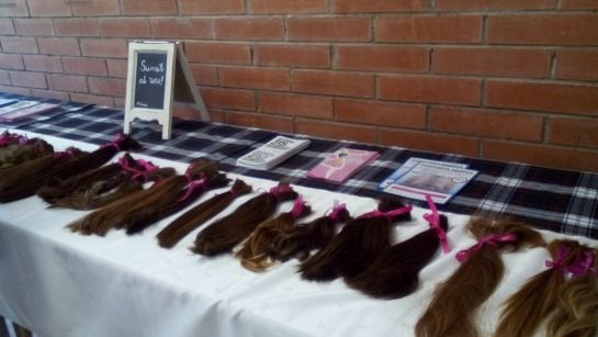 Cues del cabell que s'ha tallat.