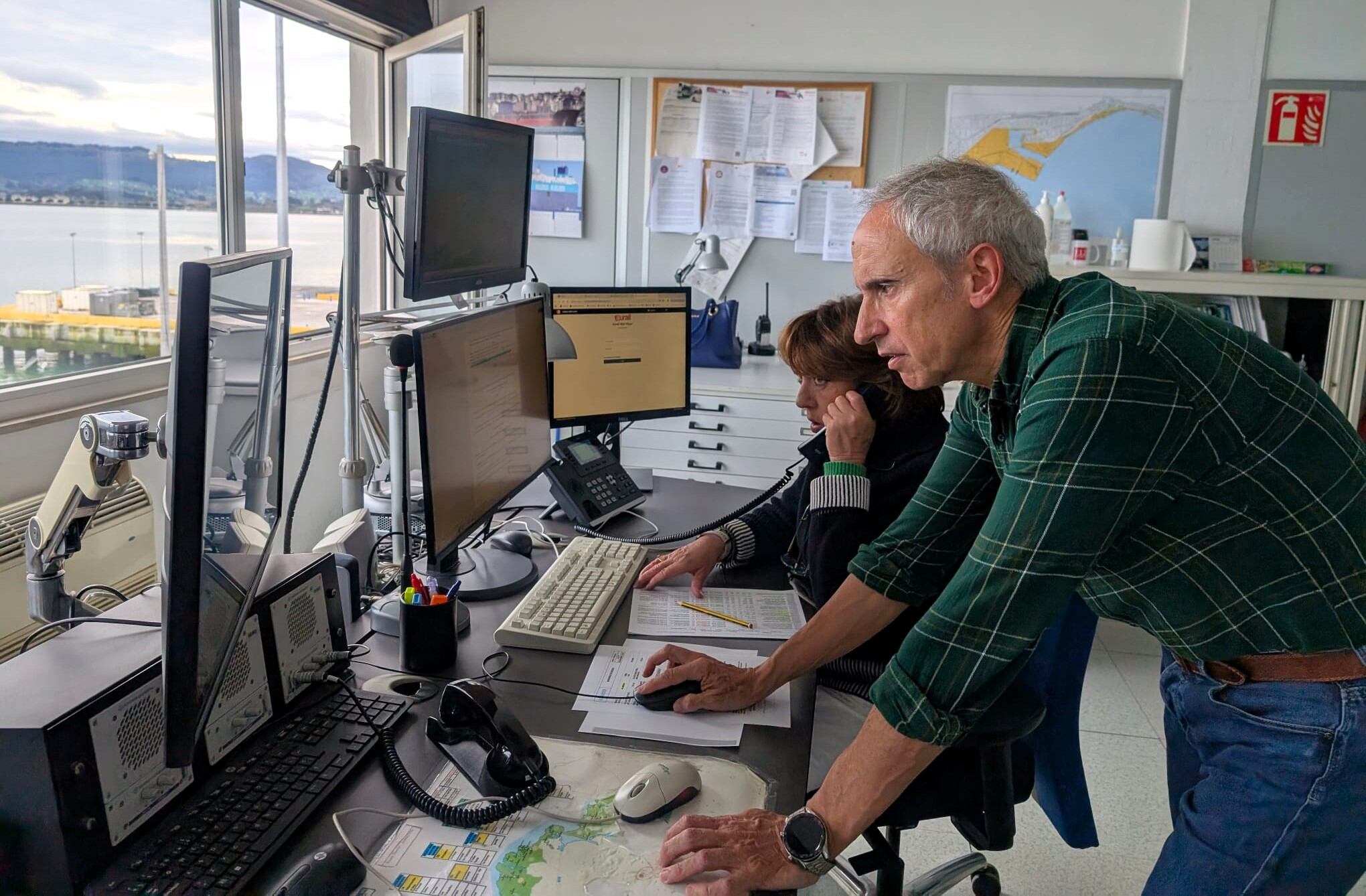 Centro de operaciones de Salvamento Marítimo.