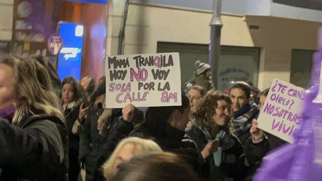 Manifestación 8M en Aranda