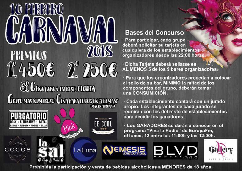 Los establecimientos de Medina se suman a las actividades de Carnaval