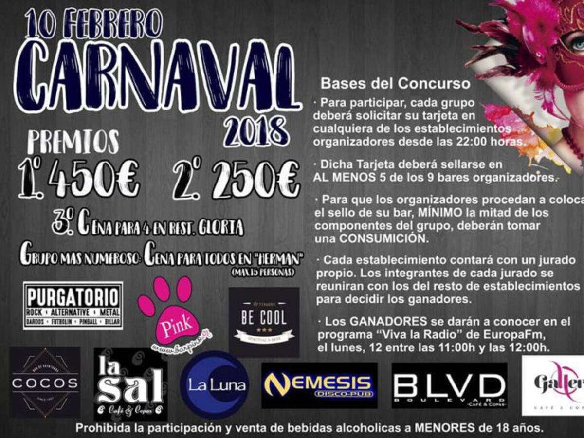 Los hosteleros se suman al Carnaval