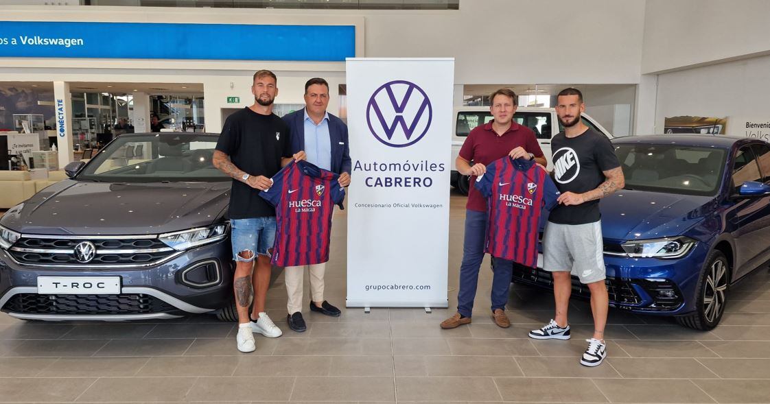 Automóviles Cabrero sigue como patrocinador de la SD Huesca