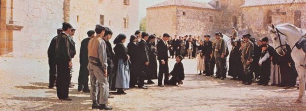 Una de las escenas finales de la película &#039;El crimen de Cuenca&#039;.