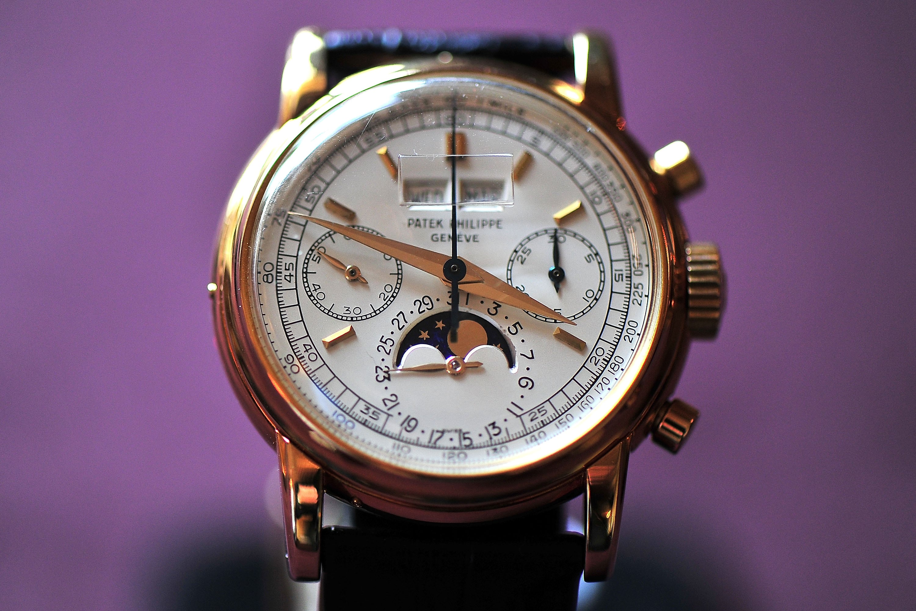 Imagen de archivo de un reloj Patek Philippe Patek 