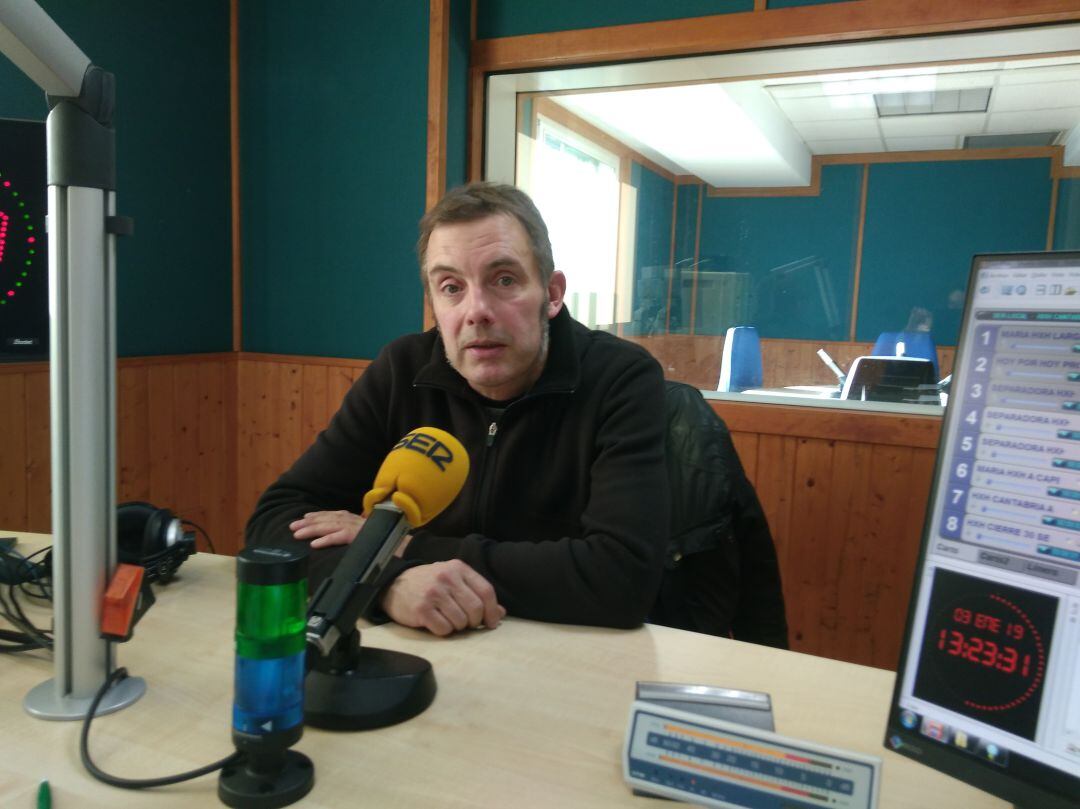 Hendrik Röver en los estudios de SER Cantabria.