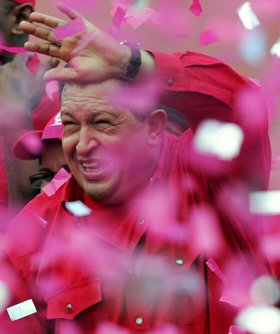 Hugo Chávez, presidente de Venezuela