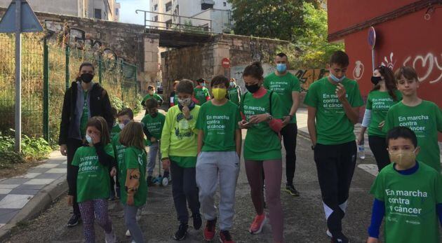 El 17 de octubre se celebró la VI Marcha contra el cáncer de Cuenca,