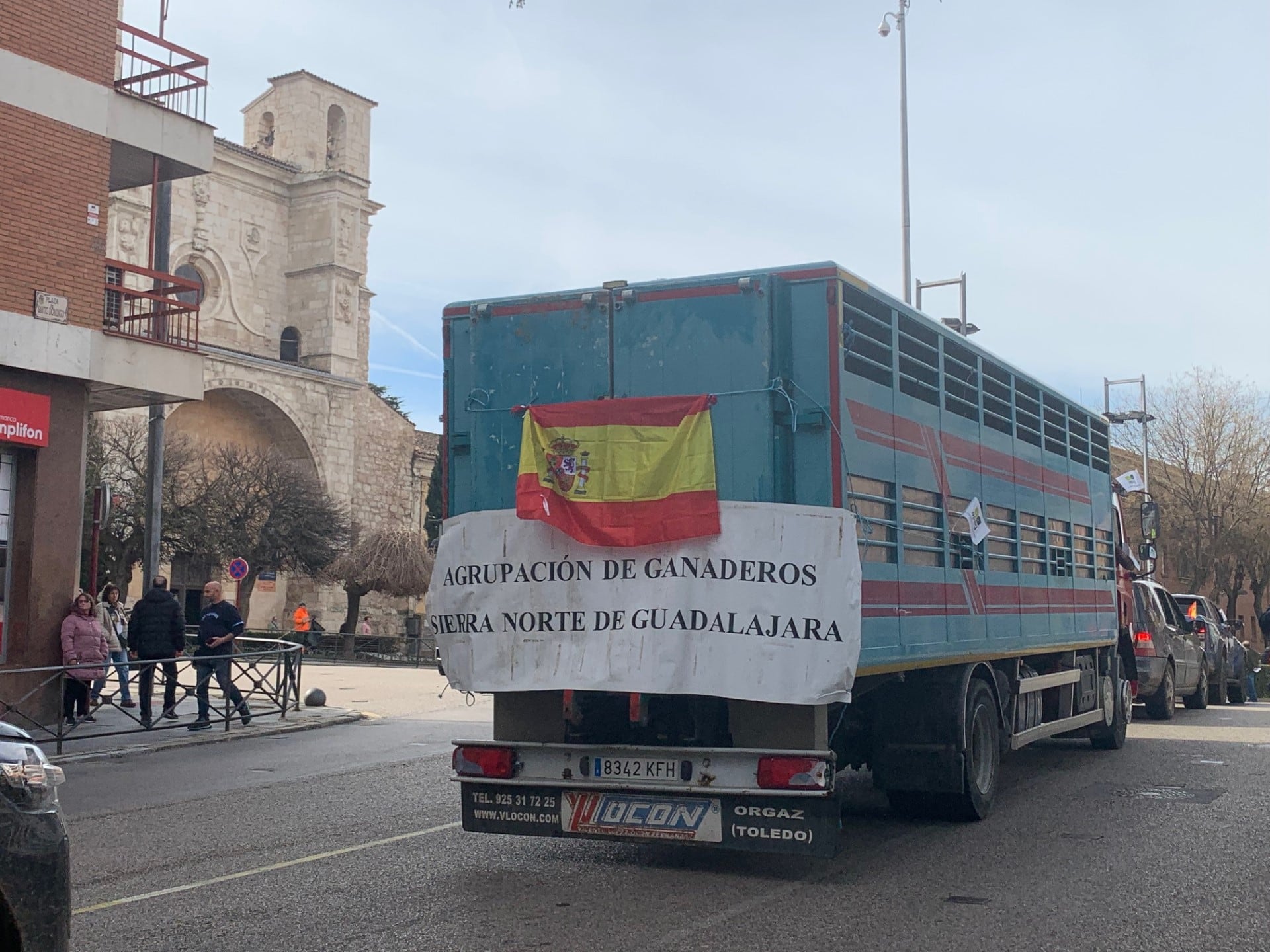 Movilización agricultores y ganaderos/Foto SER GU