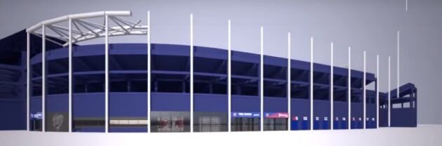 Instalación de los pilares perimetrales