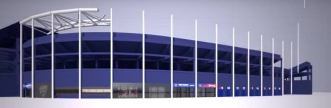 Instalación de los pilares perimetrales